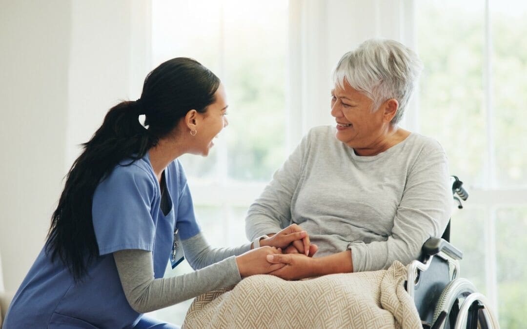 person receiving hospice care